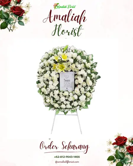 Krans Bunga Duka Sukaraja Tiga