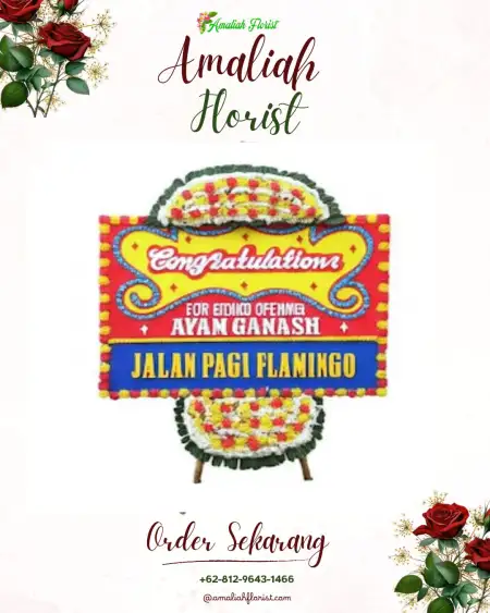 Sewa Papan Bunga Sukaraja Tiga